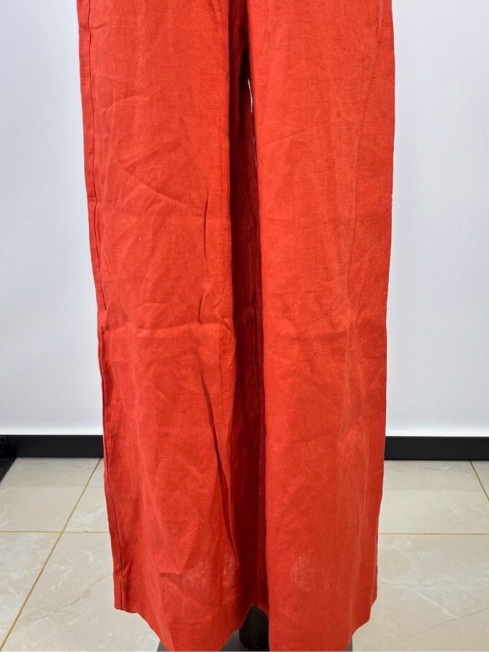 FARM Rio Red Ruffled Bust Wide-Leg Jumpsuit - Picture 7 of 11